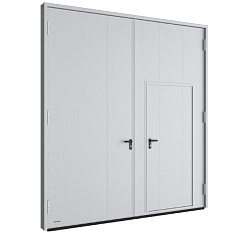 Распашные гаражные ворота 2300x2800